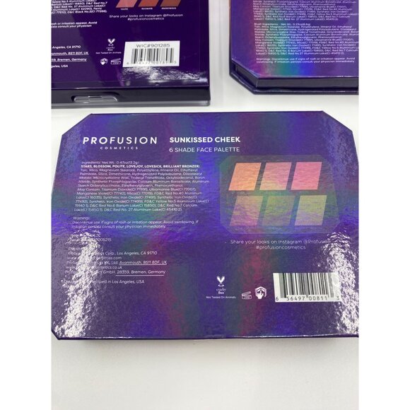 New PROFUSION Hightlighter Cheek Face Eye Makeup Set - Picture 9 of 9